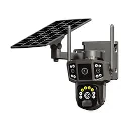 IP PTZ-відеокамера автономна з WiFi та сонячною панеллю 3Mp+3Mp Light Vision VLC-9230WIA/2C3S (Solar) f=4mm, на акумуляторних батареях (75-00287)