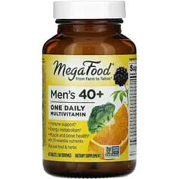 Мультивітаміни для чоловіків 40+ MegaFood Men’s One Daily 60 таблеток