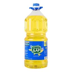 Масло подсолнечное Щедрий Дар рафинированное 3 л (56195)