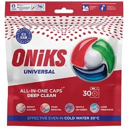 Капсули для прання Oniks Universal 30 шт.