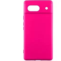 Чохол Lakshmi Silicone Cover Full Camera (AAA) для Google Pixel 7a Рожевий / Barbie pink