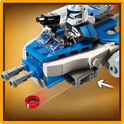 Конструктор LEGO Star Wars Мікровинищувач Y-Wing Капітана Рекса 99 деталей (75391) - мініатюра 9