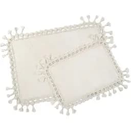 Набір килимків Irya Lorna krem 90х60 см та 60х40 см бежевийй (svt-2000022296250)