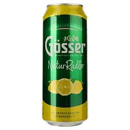 Напиток на основе пива Gosser Natur Radler, 2%, 0.5 л, ж/б
