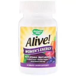 Мультивітаміни для жінок Nature's Way Alive! Women's Energy 50 таблеток