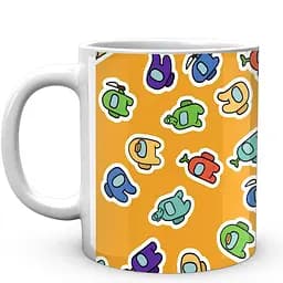 Кружка GeekLand Амонг Ас Among Us Один из нас Разноцветные AU.02.556 330 мл белая