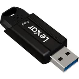 USB флеш-накопичувач Lexar JumpDrive S80 64GB USB-A 3.1 Black (LJDS080064G-BNBNG) [137794] - мініатюра 3