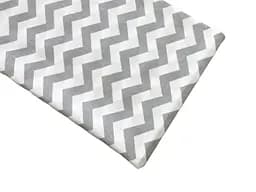 Хлопковая пеленка Moontime 100х80см "Зигзаг серый"