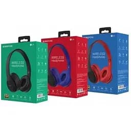 Бездротові навушники Borofone BO4 Charming Rhyme wireless with mic накладні червоні 6931474709899 - мініатюра 2