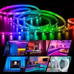 Світлодіодна USB, Bluetooth LED стрічка RGB 5050 вологостійка з пультом 5 метрів RgbPlay - мініатюра 3