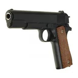 Дитячий пістолет Galaxy на кульках "Colt M1911 Classic" G13 метал-пластик чорний - мініатюра 2
