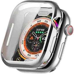 Чохол-накладка DK для Apple Watch 42mm (Series 10) Silicone Face Case (silver)