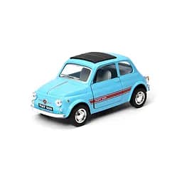 Металева інерційна легкова модель Fiat 500 5", відкриваються двері (В асортименті)