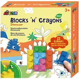 Цветные восковые мелки Avenir Динозавры 12 цветов (BTS216014)