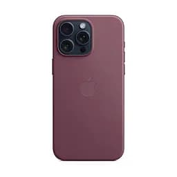 Чехол для Apple iPhone 15 Pro Max, FineWoven Case with MagSafe, бордовый, защитная накладка из материала FineWoven, противоударный, для iPhone, защита всего корпуса, поддержка беспроводной зарядки и MagSafe, (ARM71989) - мініатюра 5