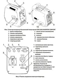 Генератор інверторний Aruna GEN 2000 INVERTER COMFORT - мініатюра 2