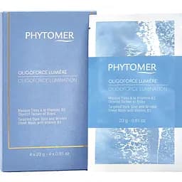 Маска для обличчя Phytomer Oligoforce Lumination Targeted Dark Spot and Wrinkle Sheet Mask With Vitamin B3 4 шт. х 23 г