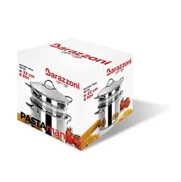 Каструля Barazzoni Inox для макаронів без дна з термодифузором 22 см 6 л (401048022) - мініатюра 3