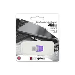 Kingston Накопичувач USB 3.2 256GB Type-A + Type-C DT microDuo 3C R200MB/s - мініатюра 7