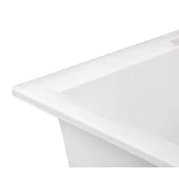 Кухонна мийка Lidz 790x495/230 WHI-01 (LIDZWHI01790495230), Білий - мініатюра 7