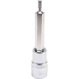 Головка торцевая Yato квадрат 1/2" Spline удлиненная M5 L= 100 мм (YT-04350)