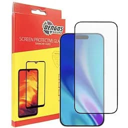 Стекло защитное Dengos Full Glue iPhone 17 Pro Black (TGFG-409)