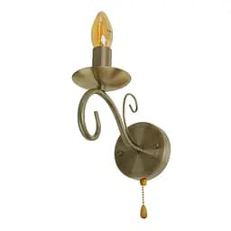 Бра Brille BKL-681W/1 E14 AB настінне накладне у спальню