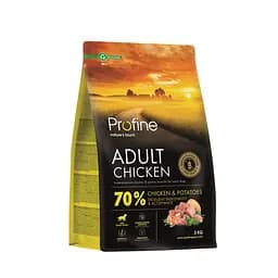 Сухий корм Profine Chicken and Potatoes для дорослих собак усіх порід, з куркою та картоплею, 3 кг