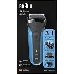 Електробритва Braun Series 3 310BT чорно-синя [97313] - мініатюра 6