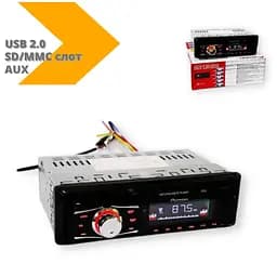 Автомагнітола XPRO 2016 1DIN USB 2.0 порт SD/MMC слот AUX чорний (lp-83714_494) - мініатюра 2