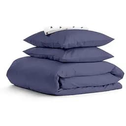 Комплект постільної білизни Cosas Nightfall CS14 Євро синій (Ranfors87_DarkBlue_El180x30-DeltaColor_200)