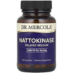 Наттокиназа Dr. Mercola 2000 FU 60 капсул (MCL21414)