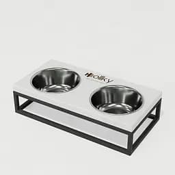Hollky Base S — миски на підставці для маленьких собак та котів (2 × 0,45 л) - мініатюра 2