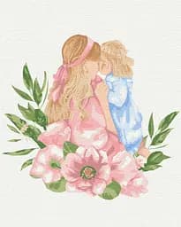 Картина по номерам на подрамнике Brushme Матушка любовь