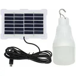 Фонарь аккумуляторная лампа CcLamp CL-022 LED солнечная панель 10 Вт