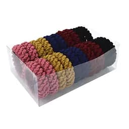 Резинки для волосся мікрофібра-жатка La-beauty 0307-923, 20 штук