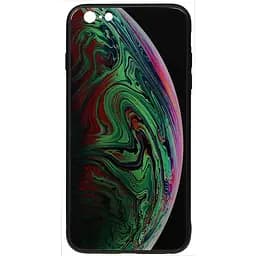 Чохол-накладка Toto Print Glass Space Case Apple iPhone 6 Plus/6S Plus Green