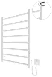 Електрична рушникосушарка HF Leeds 770x530 white matte 6.1.0802.06.WM, Білий матовий, універсальне (коннектор), Електронний