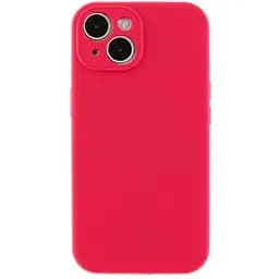 Чохол Silicone Case із захистом камери Full Apple iPhone 15 Rose Red