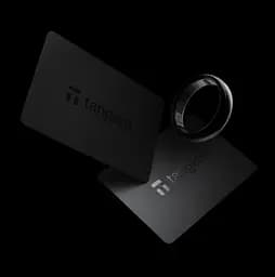 Криптогаманець Tangem Ring Wallet 2.0 набір з 2 карток та 1 кільця 13US Розмір 22.33 мм Black - мініатюра 4