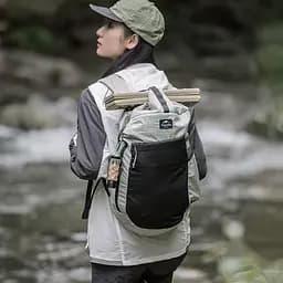 Рюкзак туристичний 20л (NH20BB206) Naturehike світло-сірий - мініатюра 10