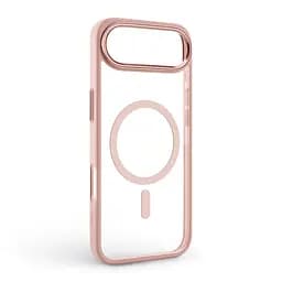 Чехол Apple iPhone 17 Air, Unit MagSafe, розовый, прозрачный, магсейф, противоударный, магнитный, панель-накладка с поддержкой MagSafe, с поддержкой беспроводной зарядки, TPU+PC, защита всего корпуса, ударопрочный, ArmorStandart (ARM86311) - мініатюра 2