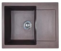 Кухонна мийка Adamant MINIMAL mokko 615x495x200 мм, з крилом 61,5 см - мініатюра 1