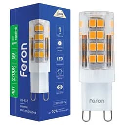 Світлодіодна лампа Feron LB-432 4Вт G9 2700K (25769)