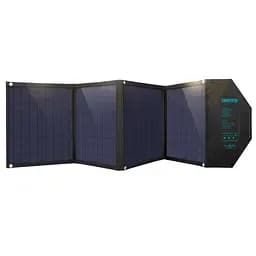 Солнечная панель Choetech 80W DC80W, 5V/2.4A USB + 5V/2.4A QC3.0 + USB-C PD3.0 30W, 158x41см