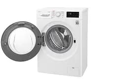 Пральна машина LG з фронтальним завантаженням F0J6NS0W, 6кг, 1000, A+++, Пар, глибина 45см, Дисплей, Інвертор, Білий (F0J6NS0W) - мініатюра 3