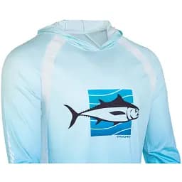 Реглан Favorite Hooded Jersey Tuna 3XL Блакитний - мініатюра 3
