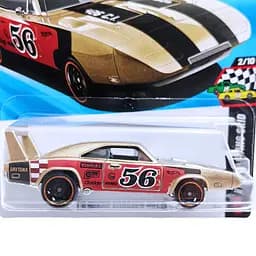 Базова машинка Hot Wheels HW Starting Grid 69 Dodge Charger Daytona золотиста (5785) JJH97-N521 - мініатюра 6