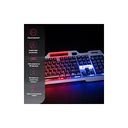 Клавіатура Hölmer K-02GS RGB Backlight USB UA Black (K-02GS) - мініатюра 7