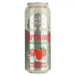 Пиво безалкогольное Sherwood Strawberry&Cream светлое 0.5 л ж/б